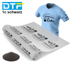 DTF Transfers einfarbig weiss